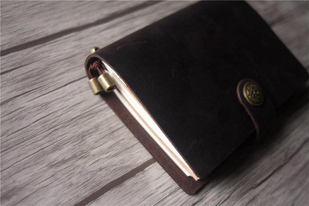 Handmade Leather Traveler's Notebook - Refillable Journal for Field Notes & Writing | Perfect for Travel, Work & Daily Use