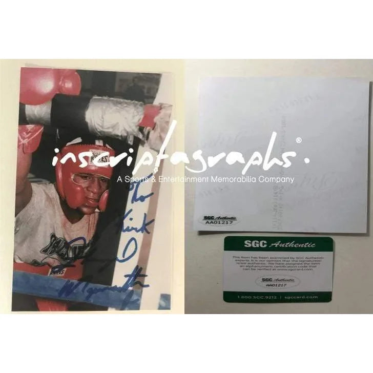 Floyd Mayweather Jr. Signed 4x6 Photo Autograph - Authentic Collectible Memorabilia for Boxing Fans | Perfect for Display, Gifts, and Sports Collections