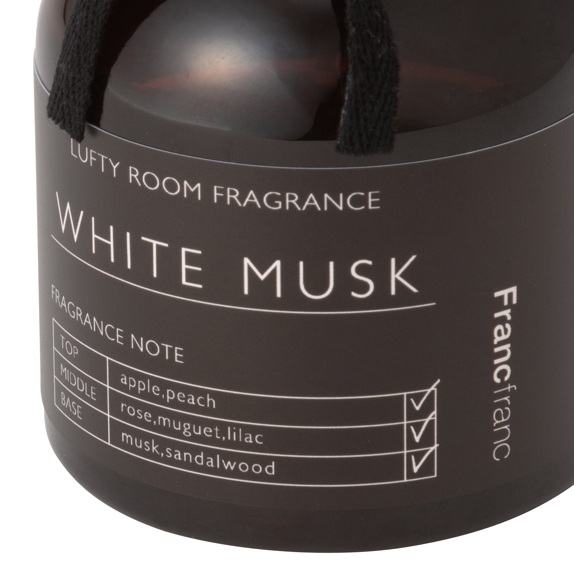 Lufty Premium Black Room Fragrance - Long-Lasting Aromatherapy Scent for Home, Office & Relaxation Spaces