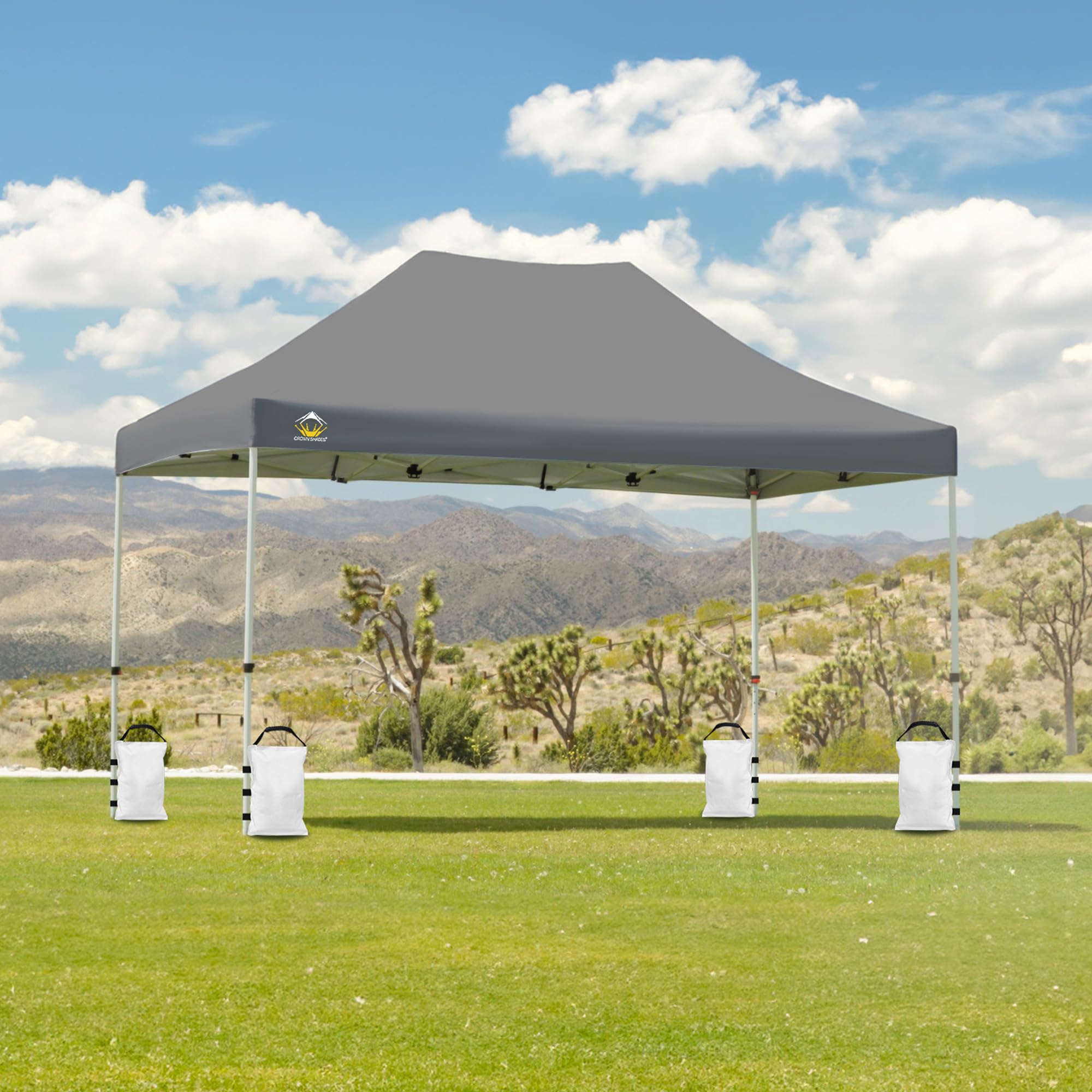 Heavy Duty 112 LBS Sand Bags for Canopy Tent Legs - Premium Weighted Sandbags for Pop Up Tents, Outdoor Events & Market Stalls - Durable Canopy Stabilizer Weights (White) - Perfect for Beach Weddings, Farmers Markets & Camping Trips