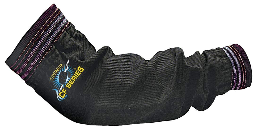 Steiner 1364-18EE CF-Series Carbon Fiber Sleeves - Black Woven Standard Elastic 18-Inch for Cable Management & Wire Protection in Automotive, Marine & Industrial Applications