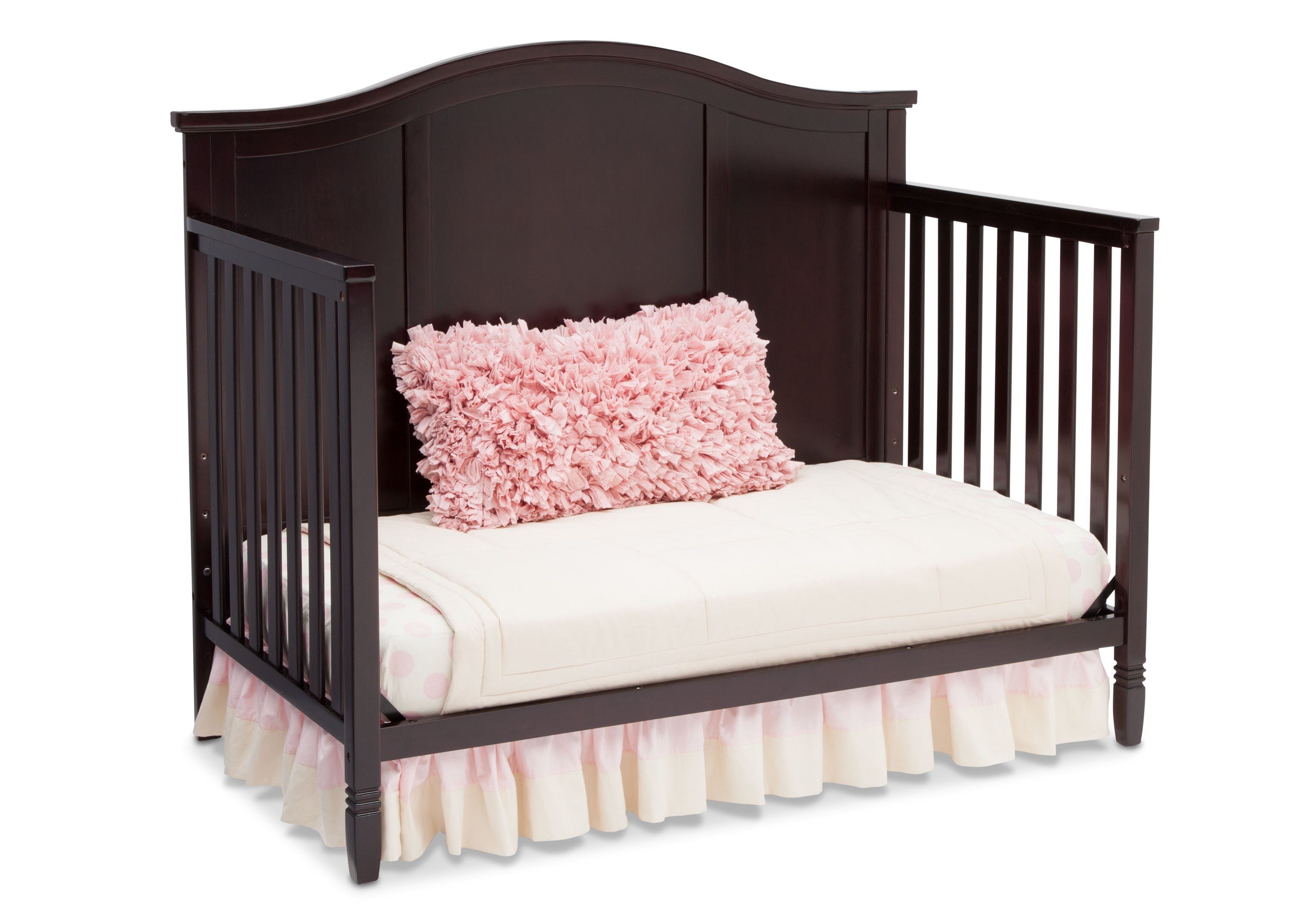 Maverick 4-in-1 Convertible Baby Crib with Toddler Bed, Daybed & Full-Size Bed Conversion - Perfect for Nursery, Kids Room & Growing Toddlers