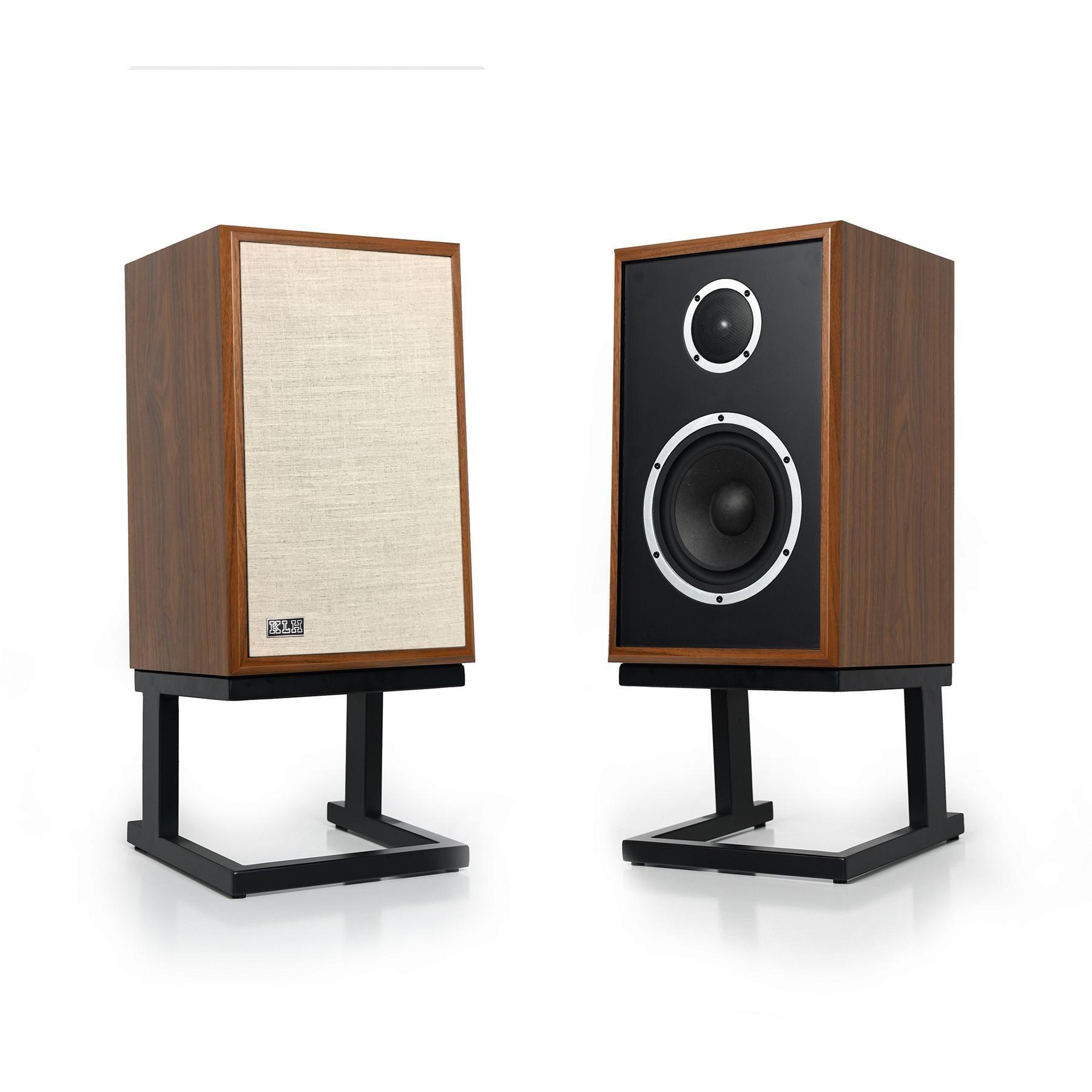 KLH Model Three Premium Bookshelf Speakers - High Fidelity Sound for Home Audio, Studio & Gaming - Compact Design for Small Spaces & Bookshelves