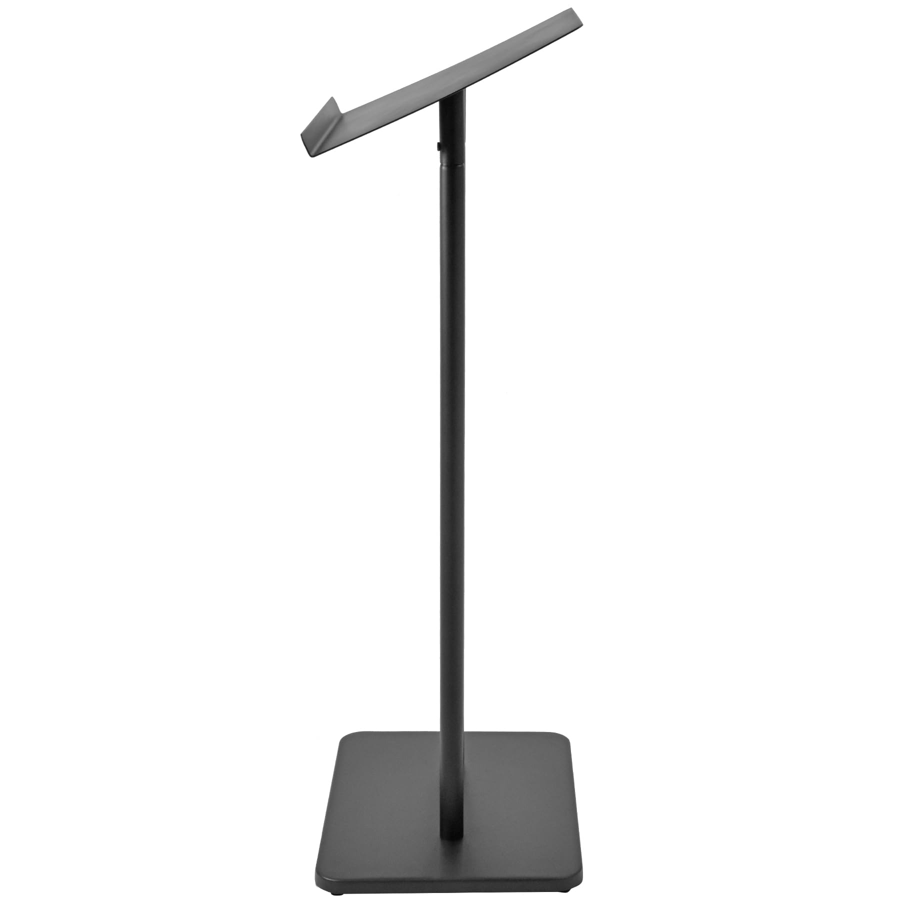 Kingdom KML7B Large Portable Lectern Stand - Adjustable Church Pulpit & Conference Podium for Speakers, Speeches, Weddings & Events - Durable Metal Truss Lectern with Black Powder Coat Finish - Perfect for Churches, Schools, Business Presentations & Outdoor Ceremonies