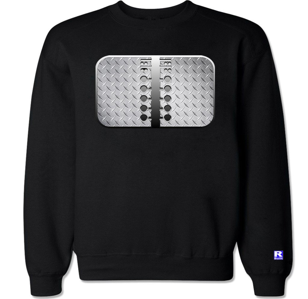 FTD Apparel Men's Drag Race Platinum Crew Neck Sweater - Stylish Casual Pullover for Racing Fans, Streetwear & Everyday Comfort