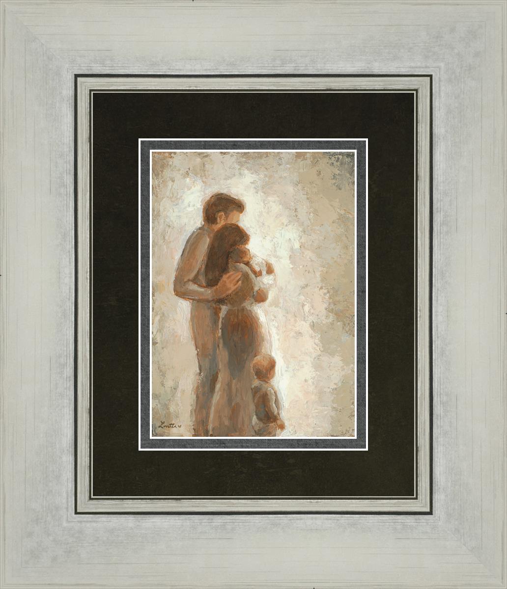 Family Looking Towards the Light - Inspirational Wall Art for Home Decor | Motivational Canvas Print for Living Room, Bedroom & Office | Perfect Gift for Family & Friends