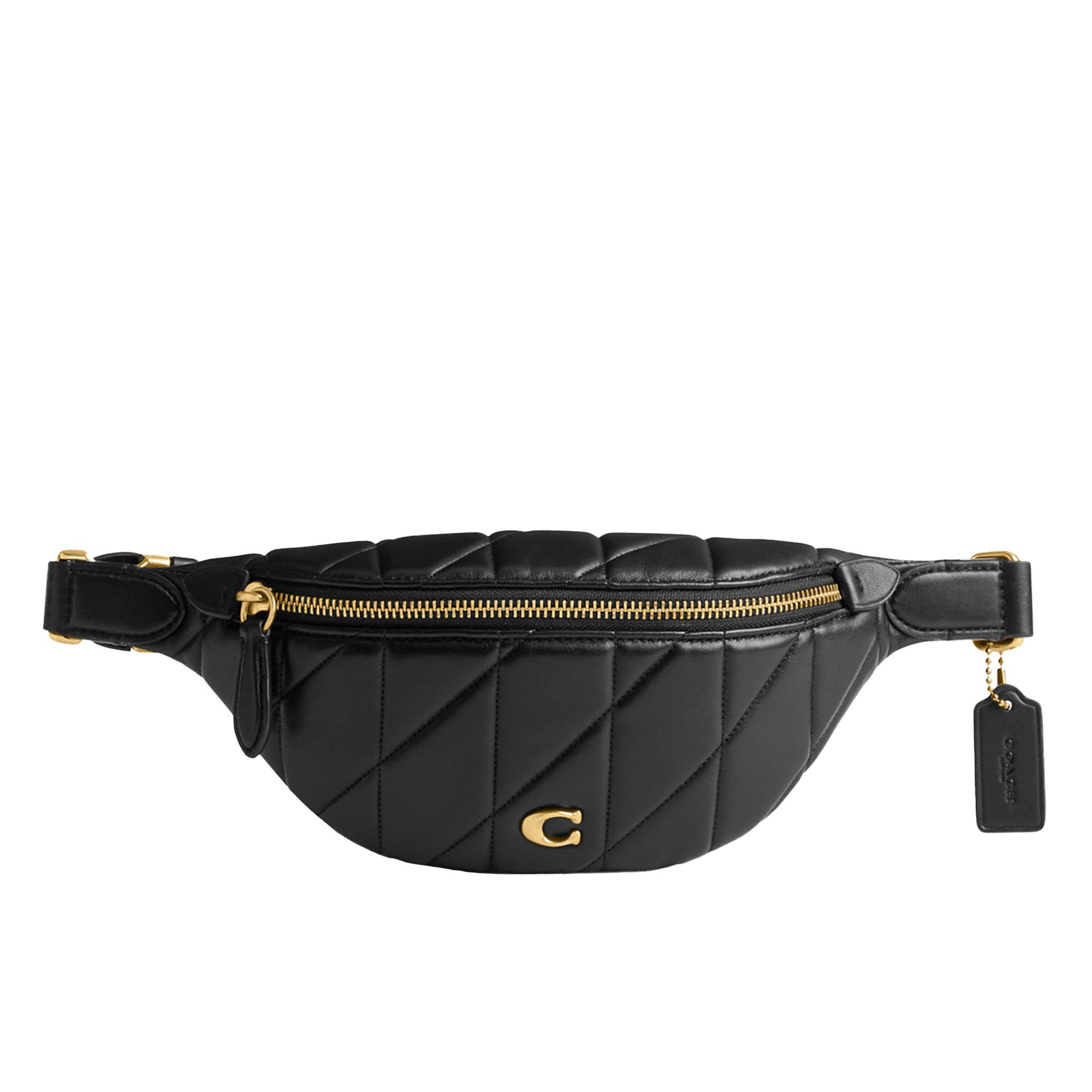 Coach Essential Belt Bag for Women & Men - Stylish Crossbody Fanny Pack, Adjustable Waist Bag - Perfect for Travel, Gym, Running & Daily Use (Black)