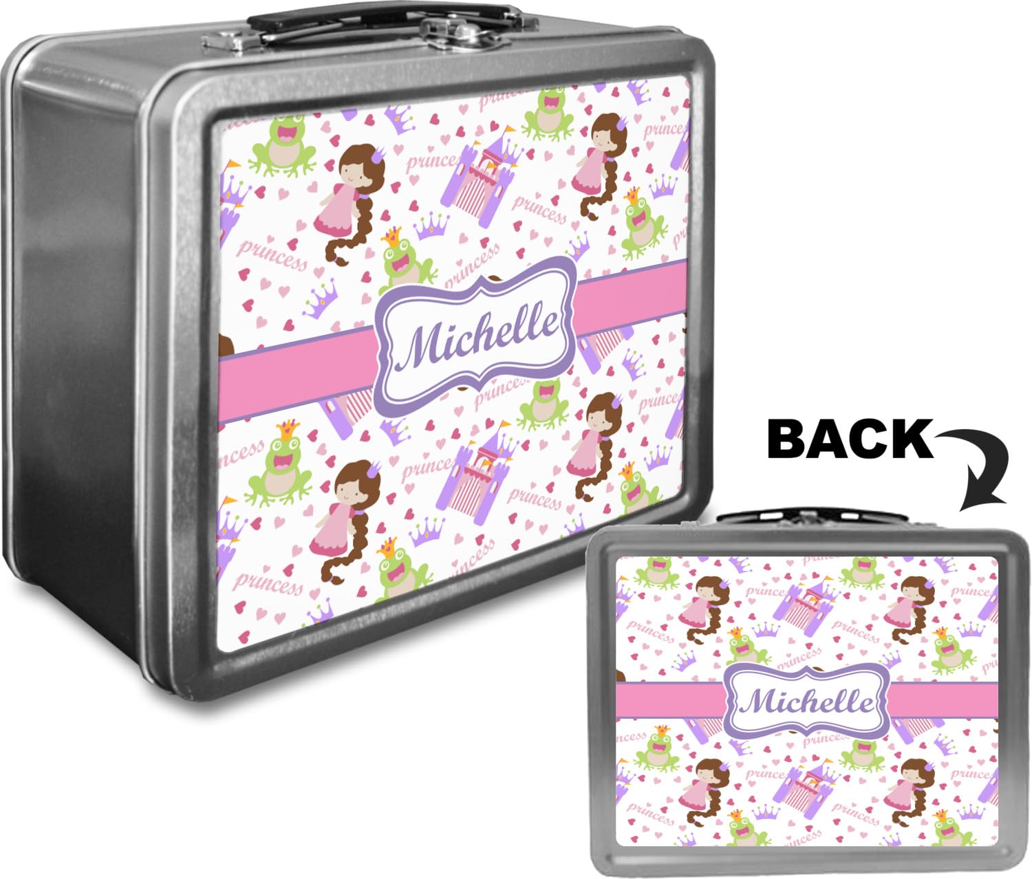 Personalized Princess Lunch Box for Kids - Cute Insulated Food Container for School, Picnics & Travel - BPA-Free & Leak-Proof