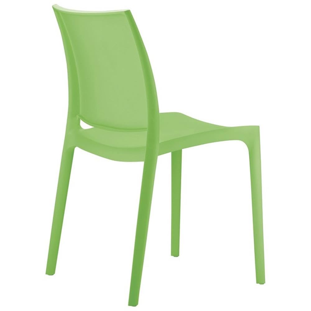 Compamia Maya Patio Dining Chairs Set of 2 - Tropical Green Outdoor Furniture for Garden, Poolside & Backyard Relaxation