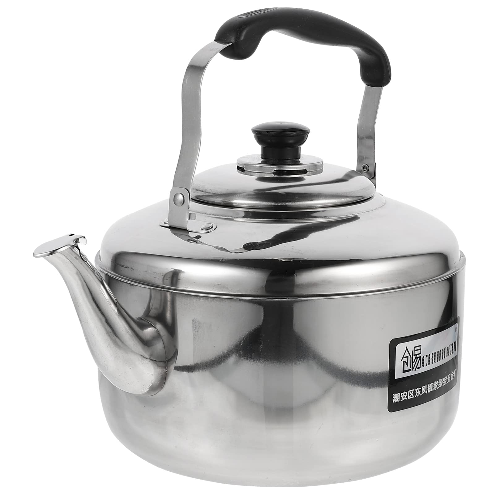 Premium Stainless Steel Whistling Tea Kettle - 6L Stovetop Teapot for Boiling Water, Coffee & Tea - Durable Camping & Home Use - Perfect for Kitchen, Outdoor Adventures & Gifts