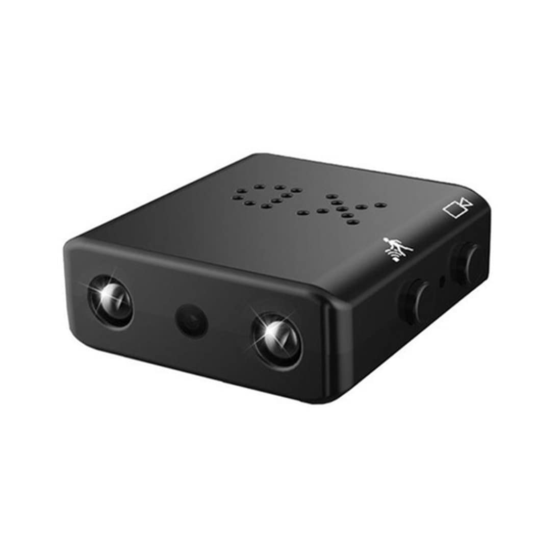Mini Night Vision Security Camera 1080P HD - Home Surveillance with Motion Detection & Micro Video Recording - Ideal for Indoor/Outdoor Monitoring, Baby/Pet Watching, and Nighttime Security (Black)