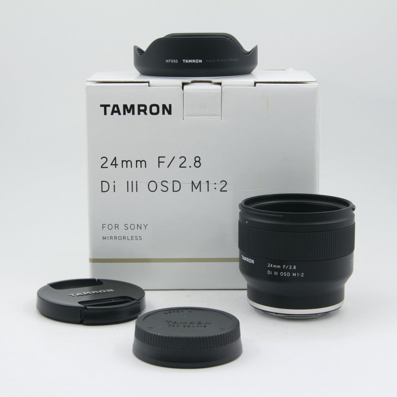 Tamron 24mm f/2.8 Di III OSD M 1:2 Lens for Sony E - Open Box Excellent Condition - Perfect for Portrait & Landscape Photography