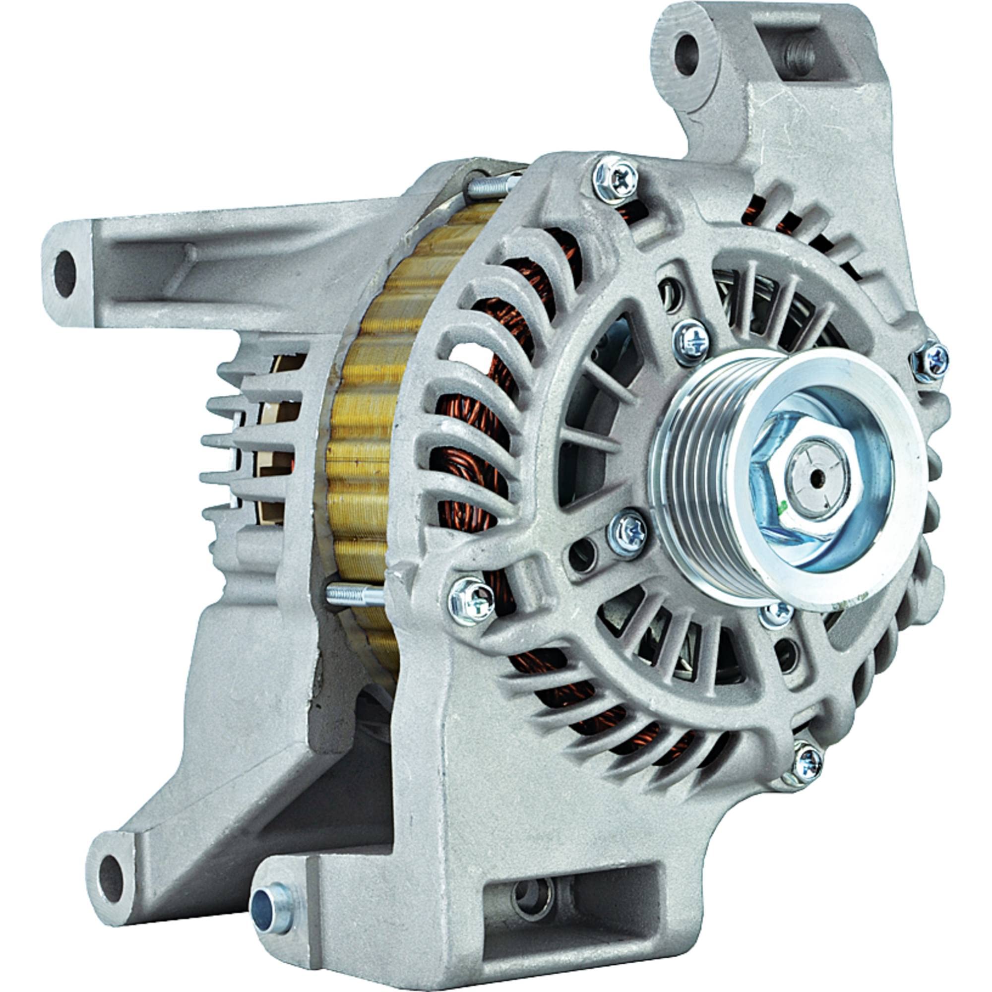 High Output 100 Amp 12V Alternator Compatible with Mazda 3 2.0L 2010-2013 - CW Rotation, ER Regulator, IF Fan Type - Replaces 11342, 203-5184, LRA03863, LF8J-18-300, A2TJ0791 12999 - Perfect for Engine Performance & Electrical System Upgrades