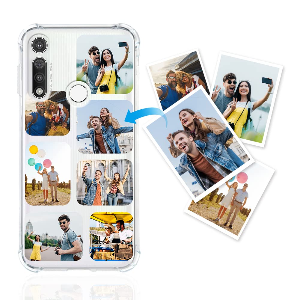 Customized Moto G Fast Phone Case with Reinforced Corners - Anti-Scratch Protective Soft TPU Cover - Personalized Photo & Text Design - Clear Transparent Case for Everyday Protection & Style