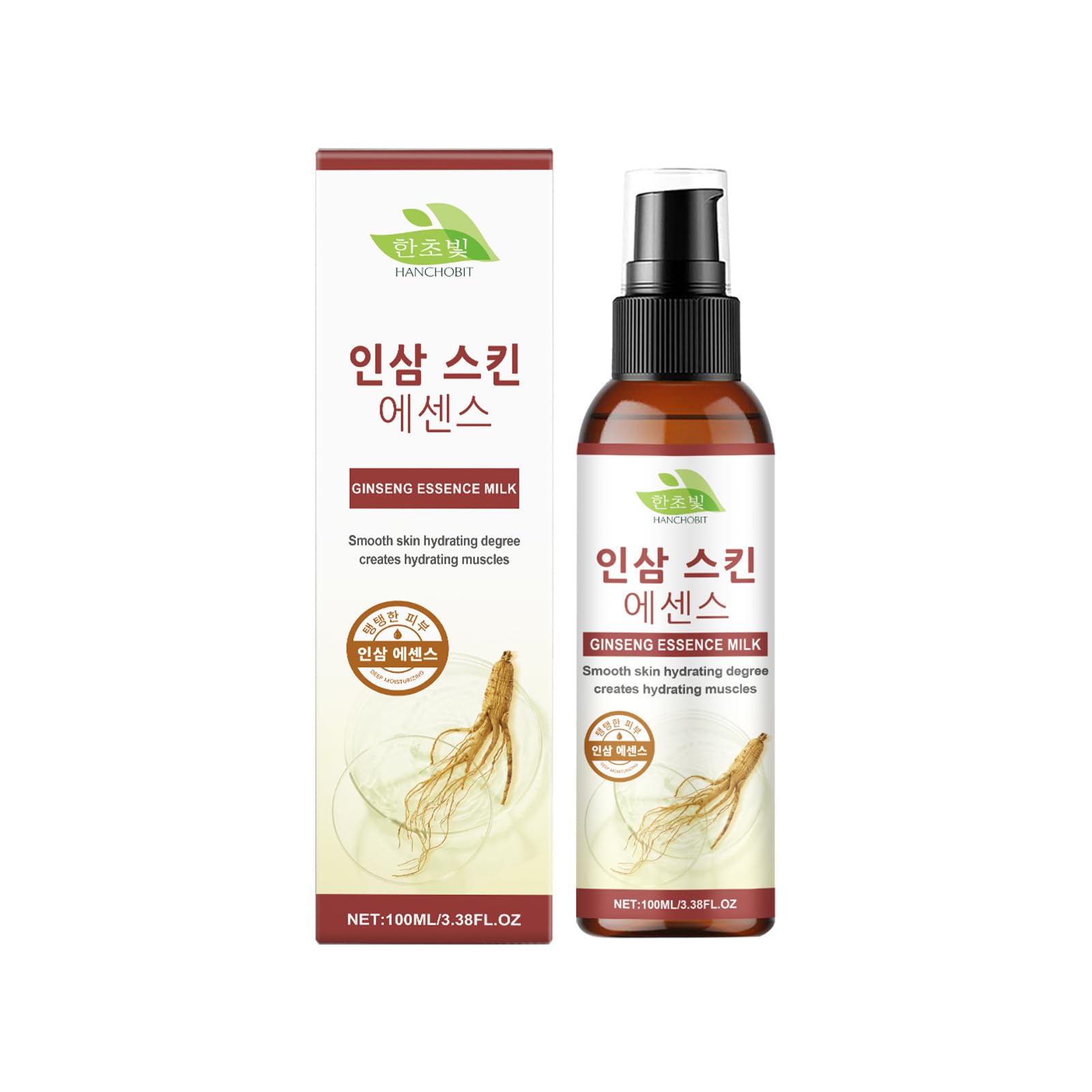 HANCHOBIT Facial Essence Emulsion - Anti-Aging Lifting & Firming Lotion for Wrinkle Reduction, Deep Hydration & Skin Nourishment, 100ml (1 Bottle) | Daily Skincare Routine for Youthful Glow
