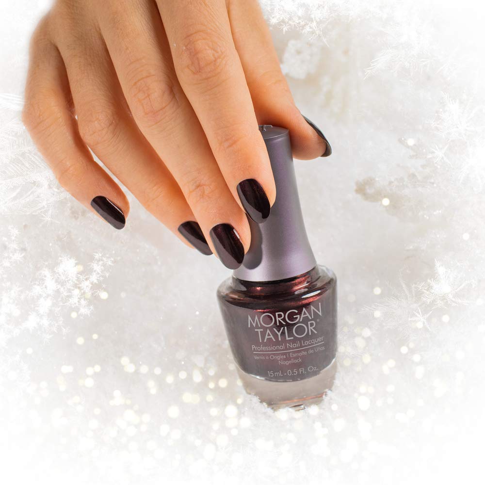 Morgan Taylor Holiday Shake Up The Magic! Collection - Long Lasting Winter Nail Polish (0.5 oz) for Christmas Parties & Festive Nail Art Designs