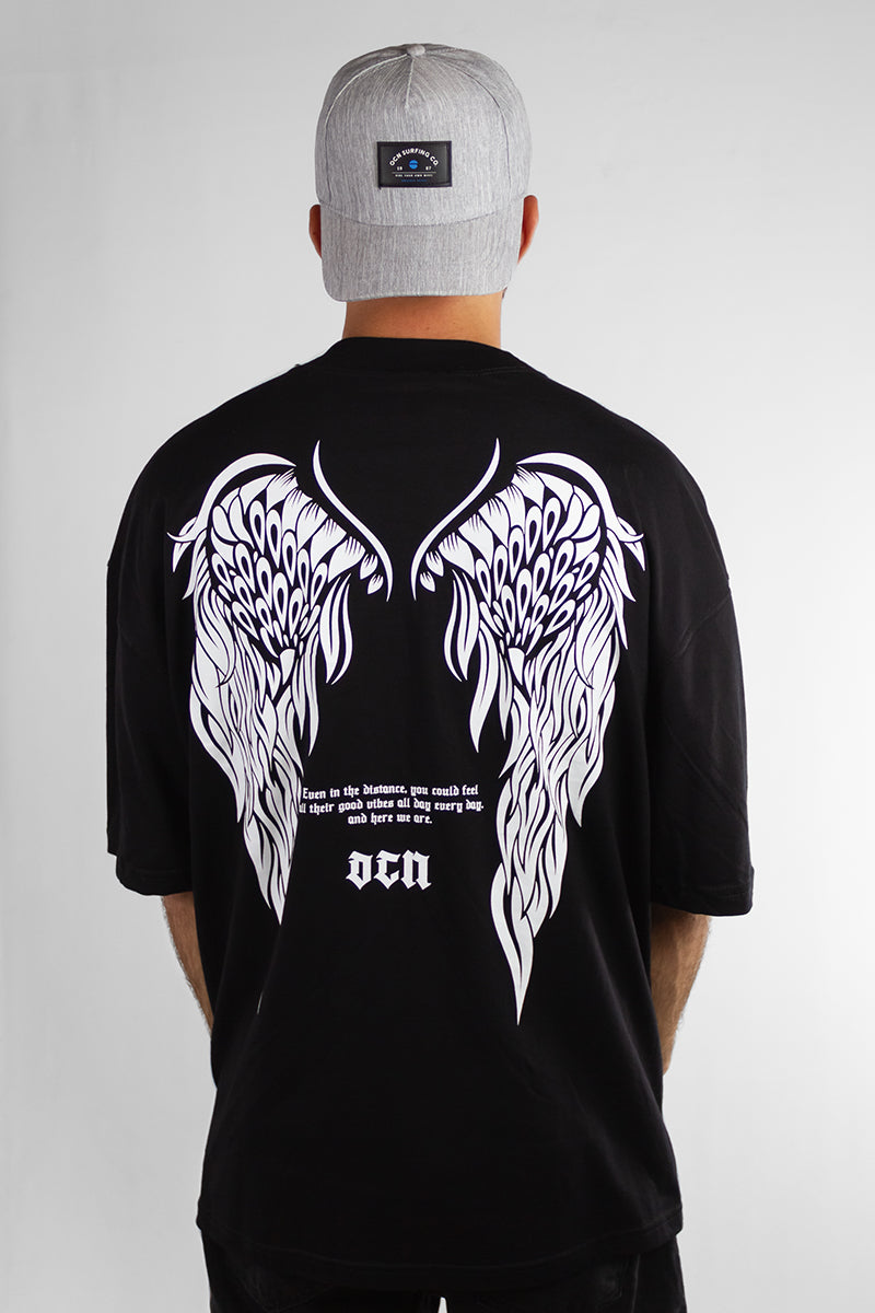 Gothic Black T-Shirt for Men - A3 Size | Stylish Gothic Apparel for Casual Wear & Street Fashion