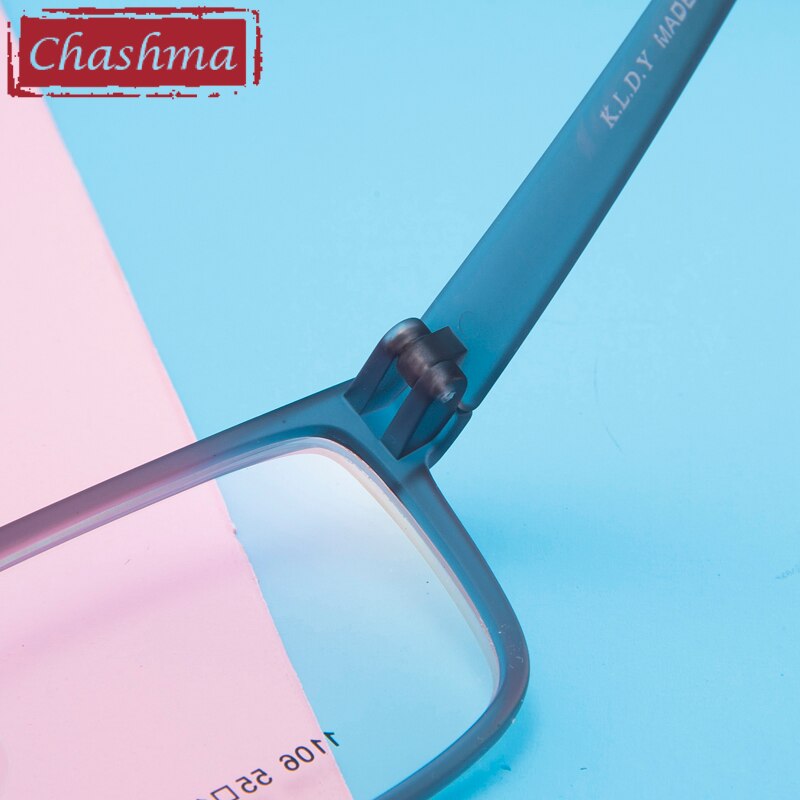 Titanium Full Rim Square Sports Eyeglasses for Men - Lightweight Durable TR90 Frame - Perfect for Running, Cycling & Outdoor Activities