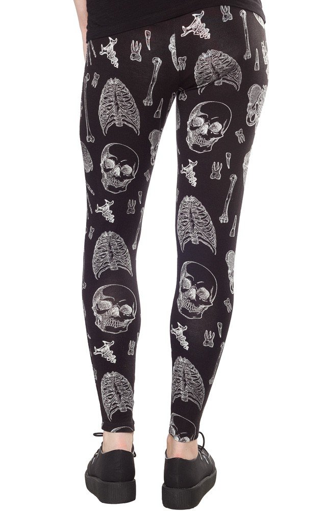 Sourpuss Women's High Waisted Leggings - Stretchy Yoga Pants for Workout, Running & Lounge Wear - Plus Size Available