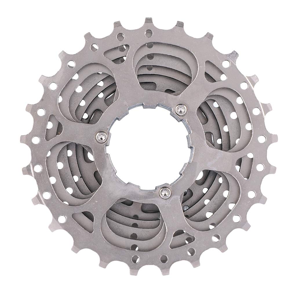 Yosoo 1.2 Inch Non-Deformation Bicycle Cassette - 11-25T 8-Speed Bike Sprocket, Wear-Resistant Replacement for Road Bikes | Perfect for Commuting, Training & Performance Cycling