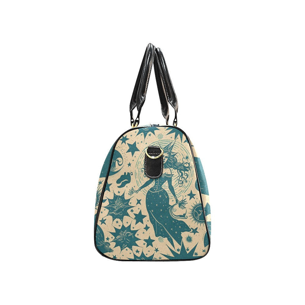 Gothic Mermaid Large Travel Bag - Waterproof Duffle Bag for Women, Stylish Weekend Getaway & Gym Tote with Shoulder Strap (Perfect for Beach Vacation, Yoga Class & Overnight Trips)