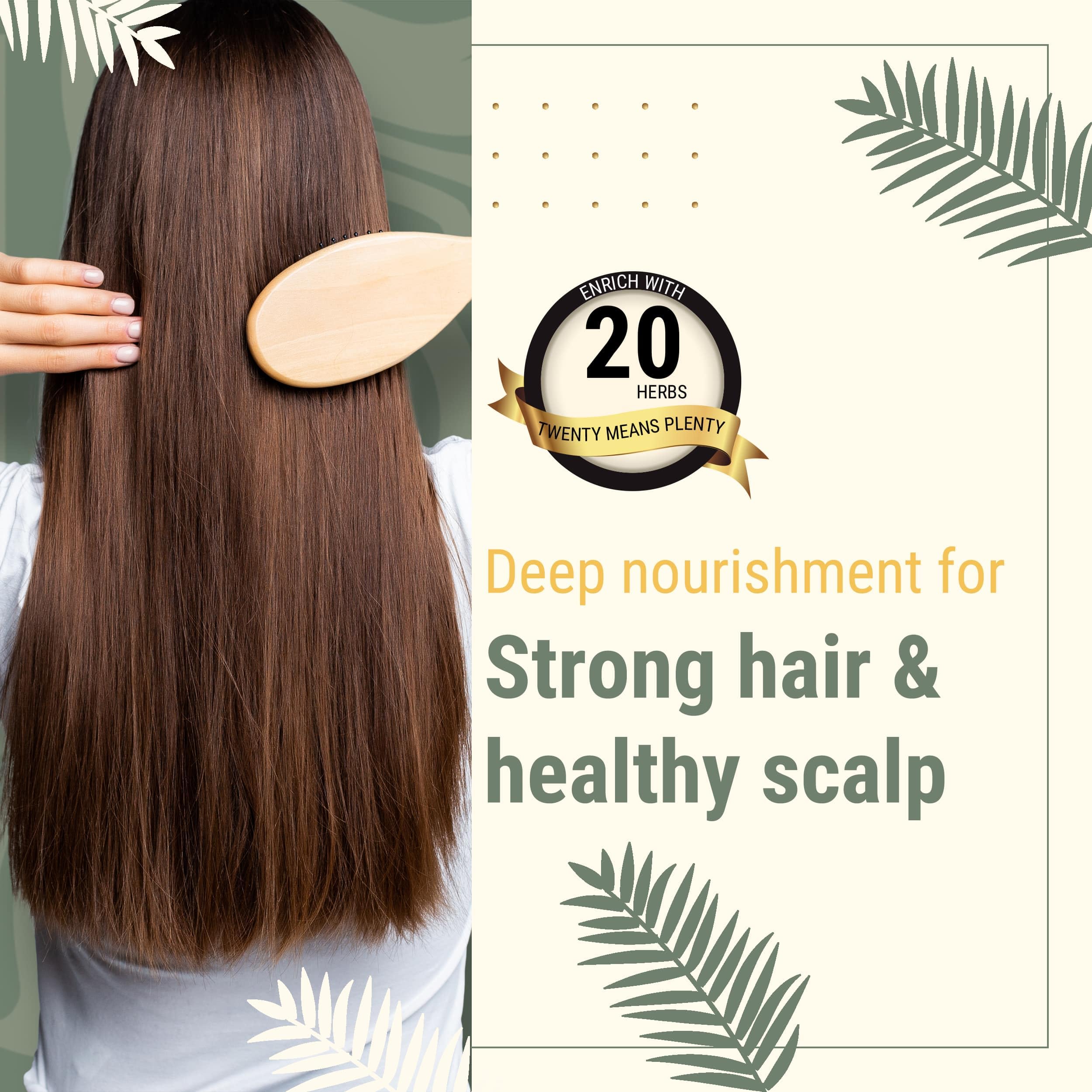 Zeba Herbal Hair Oil & Henna Hair Protein Powder Combo Pack (100ml Oil + 100g Powder) - Reduce Hair Fall, Anti-Dandruff Treatment with Natural Ingredients | For Daily Hair Care, Scalp Nourishment & Stronger Hair Growth