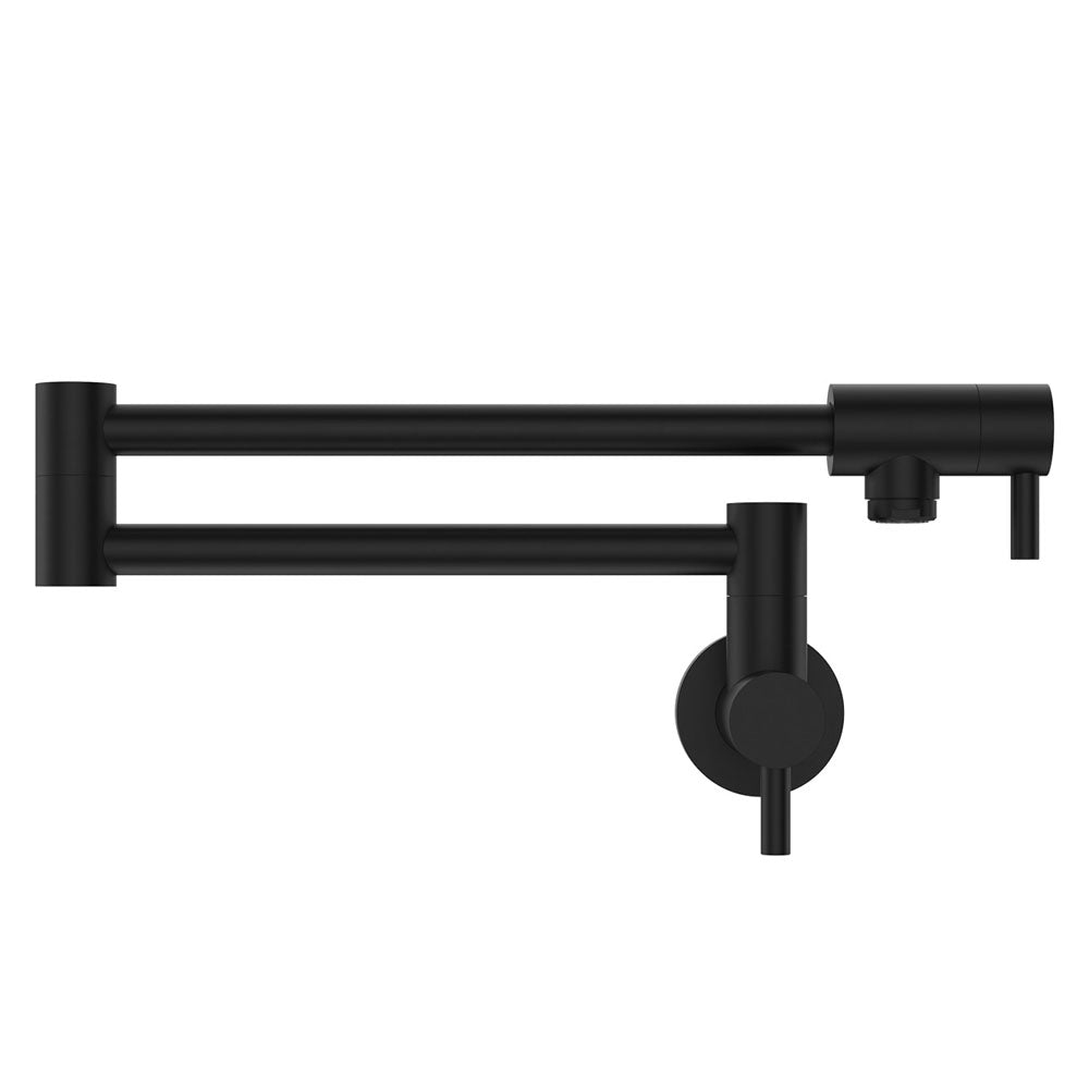 Fienza 228120B Kaya Matte Black Pot Filler Faucet - High Arc Kitchen Sink Faucet for Easy Pot Filling, Ideal for Stove, Cooktop & Soup Making