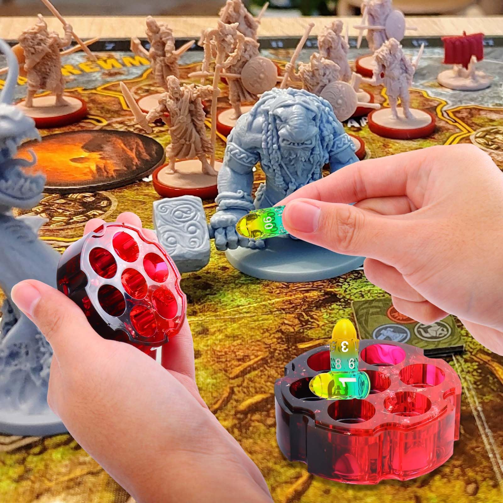 Premium Silicone Resin Molds for DND Dice Storage - Small Dice Box Molds with Lid for Resin Casting, Mini Dice Holder for Tabletop RPG Games - Perfect for D&D Players & DIY Craft Enthusiasts