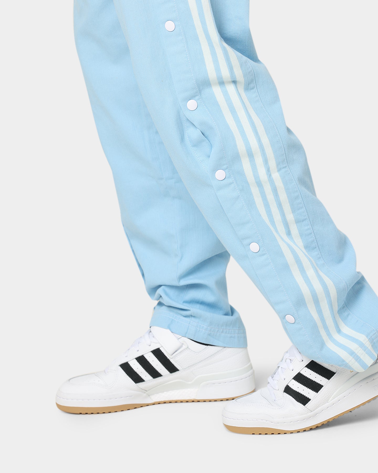 Adidas Denim Pants for Men - Light Blue Washed Slim Fit Jeans | Comfortable Stretch Denim with Classic 3-Stripes | Perfect for Casual Wear, Street Style & Everyday Outfits