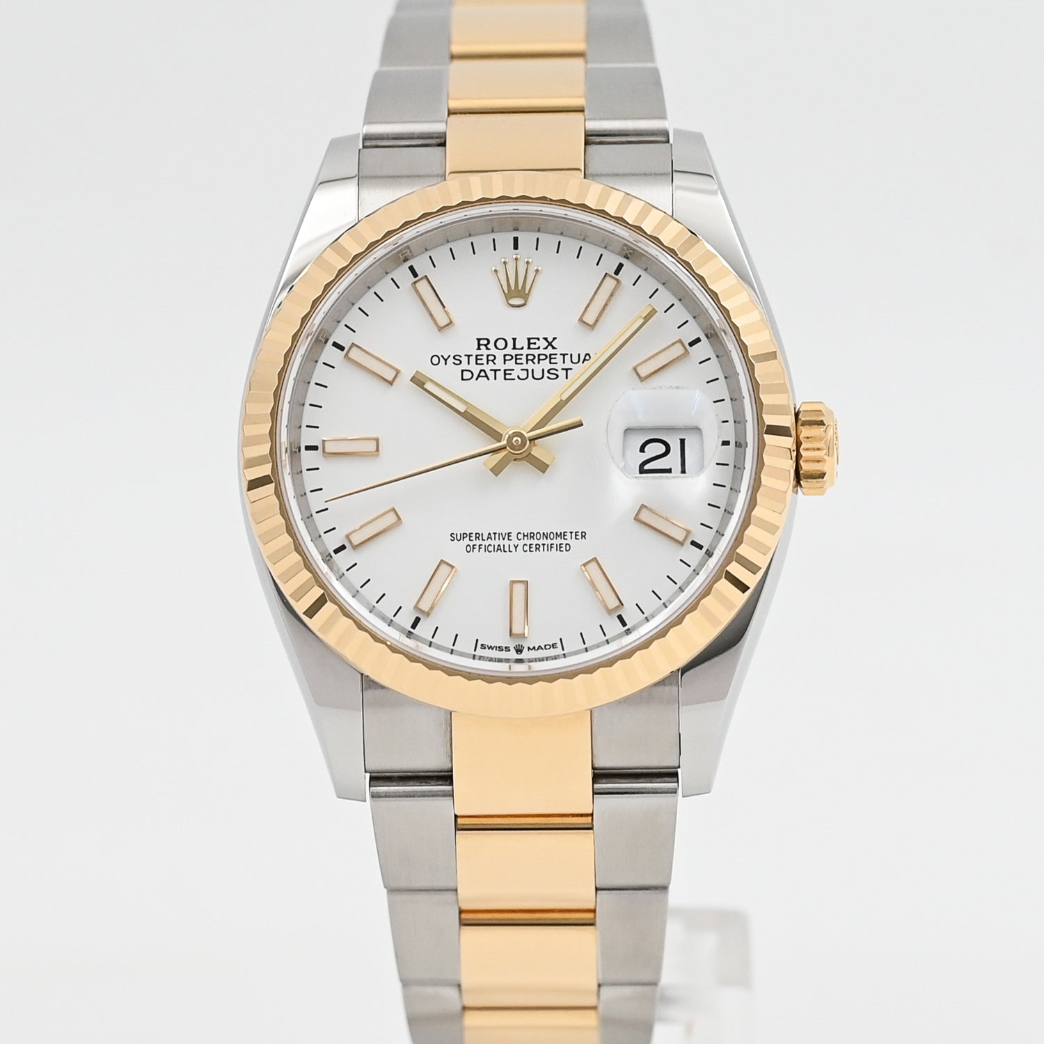 Rolex Datejust 36 Stainless Steel Watch 2019 Model - Luxury Automatic Timepiece for Men, Perfect for Business & Formal Occasions