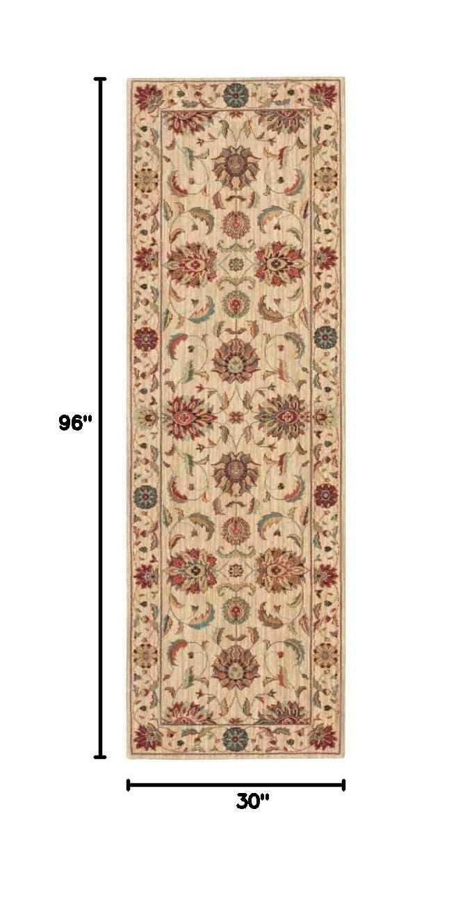 Nourison Living Treasures Persian Ivory 2'6