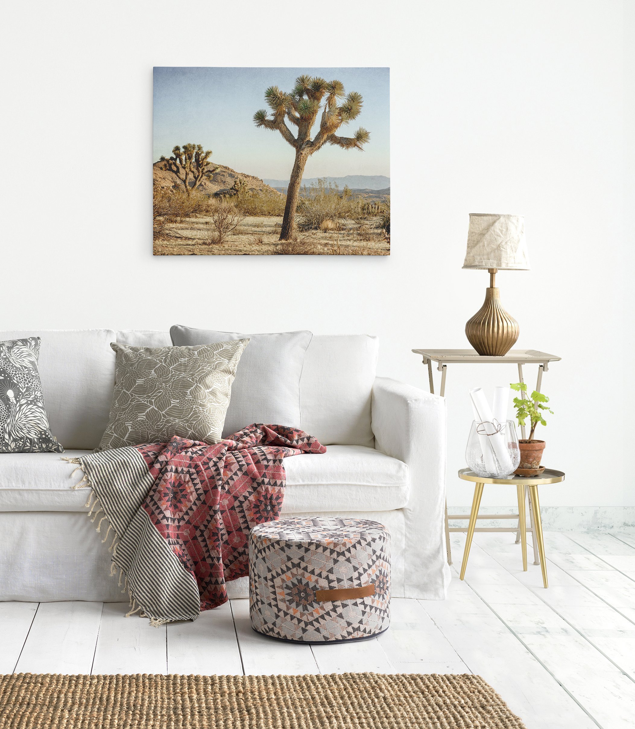 Large Format Canvas Print | Joshua Tree Wall Art | Southwestern Home Decor | California Desert Landscape Photography | Unframed Poster | Perfect for Living Room, Bedroom or Office Decor