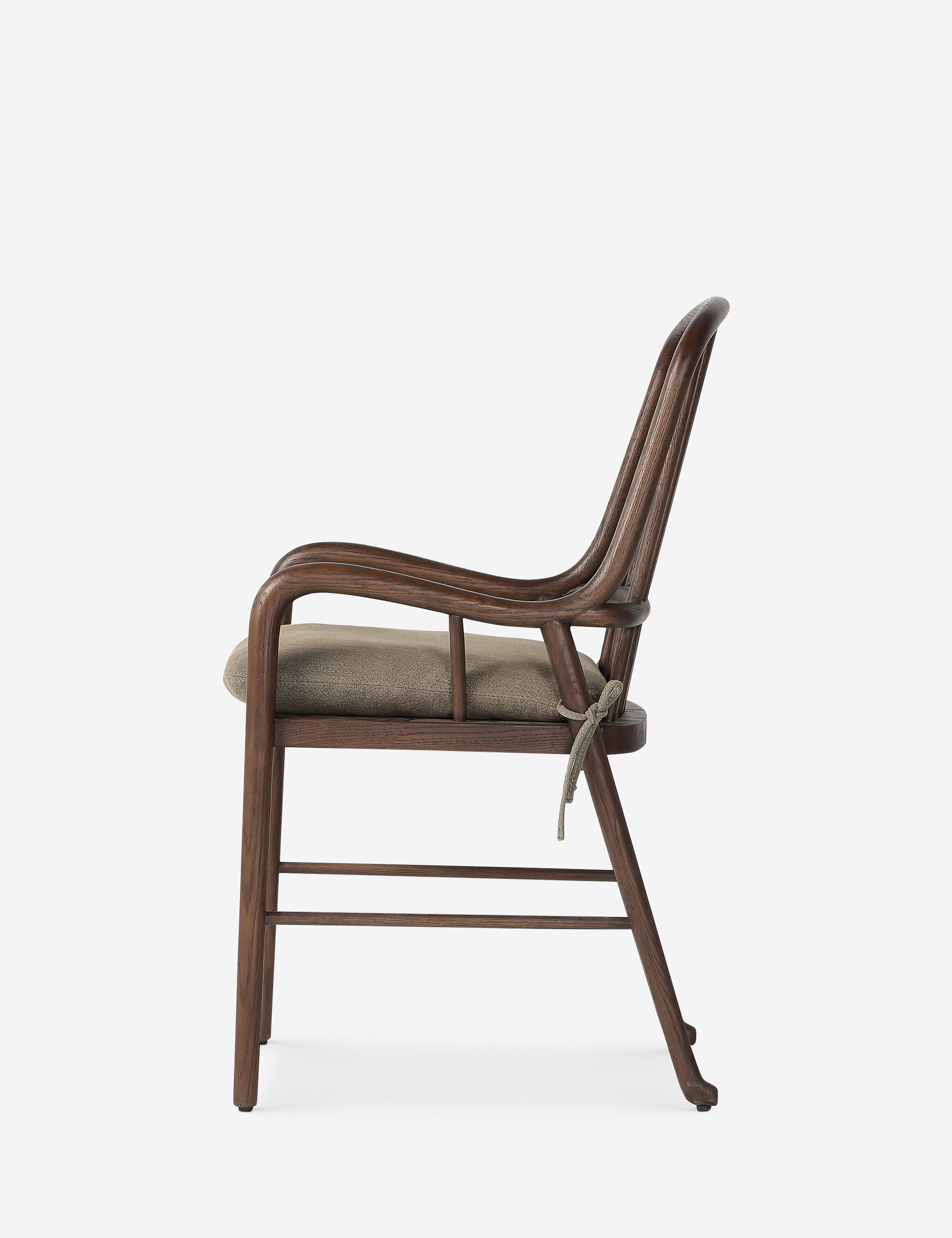 Brenna Dining Chair by Amber Lewis x Four Hands - Modern Farmhouse Dining Chair for Kitchen, Dining Room & Office - Comfortable & Stylish Seating for Home Decor