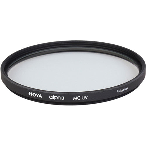 Hoya 55mm Alpha Multi-Coated UV Filter for DSLR & Mirrorless Cameras - Reduces Haze & Protects Lens for Outdoor Photography