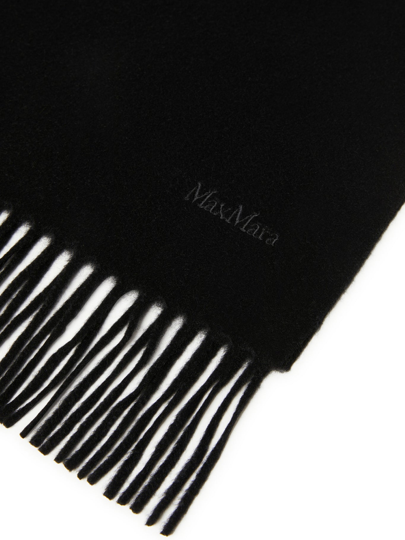 Max Mara Cashmere Stole - Luxurious Soft Black Wrap Scarf for Women - Perfect for Winter, Evening Events & Gift Giving