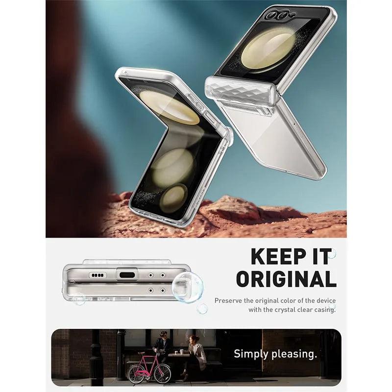 Galaxy Z Flip 6 Case | BLASON Cosmo Slim Clear Protective Cover with Shockproof Design for Samsung Galaxy Z Flip 6 - Perfect for Everyday Use, Travel & Outdoor Activities