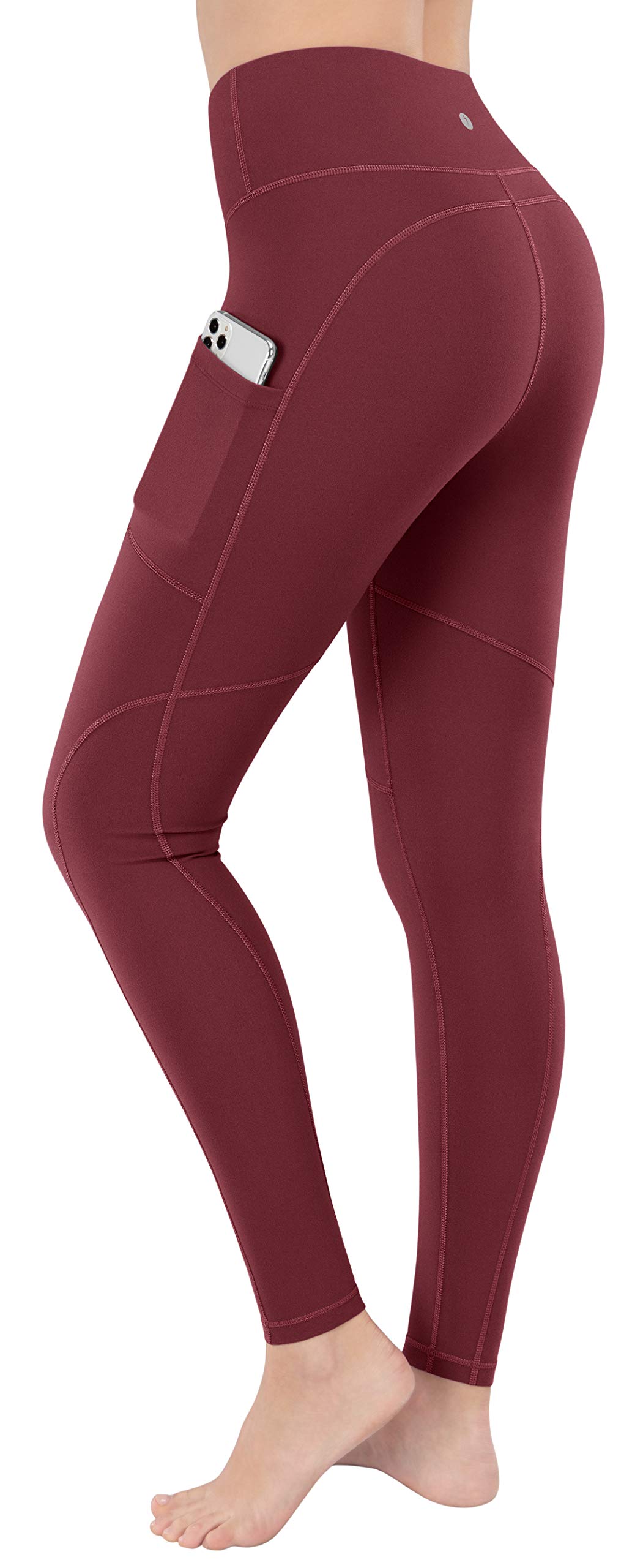 Espidoo Women's High Waisted Yoga Pants with Pockets - Tummy Control Workout Leggings, 4-Way Stretch for Running, Gym & Lounge Wear - Perfect for Yoga, Pilates & Everyday Comfort