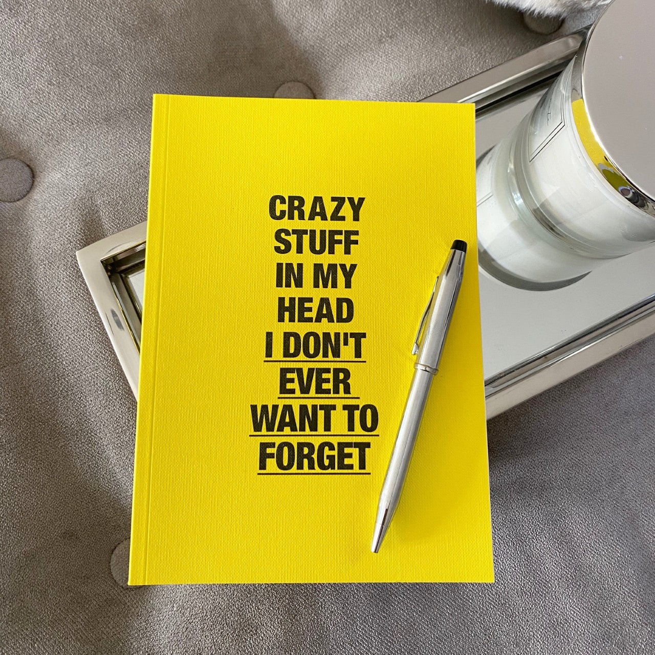 Creative Writing Journal for Thoughts & Ideas - Never Forget Your Crazy Ideas - Perfect for Journaling, Brainstorming & Daily Reflection