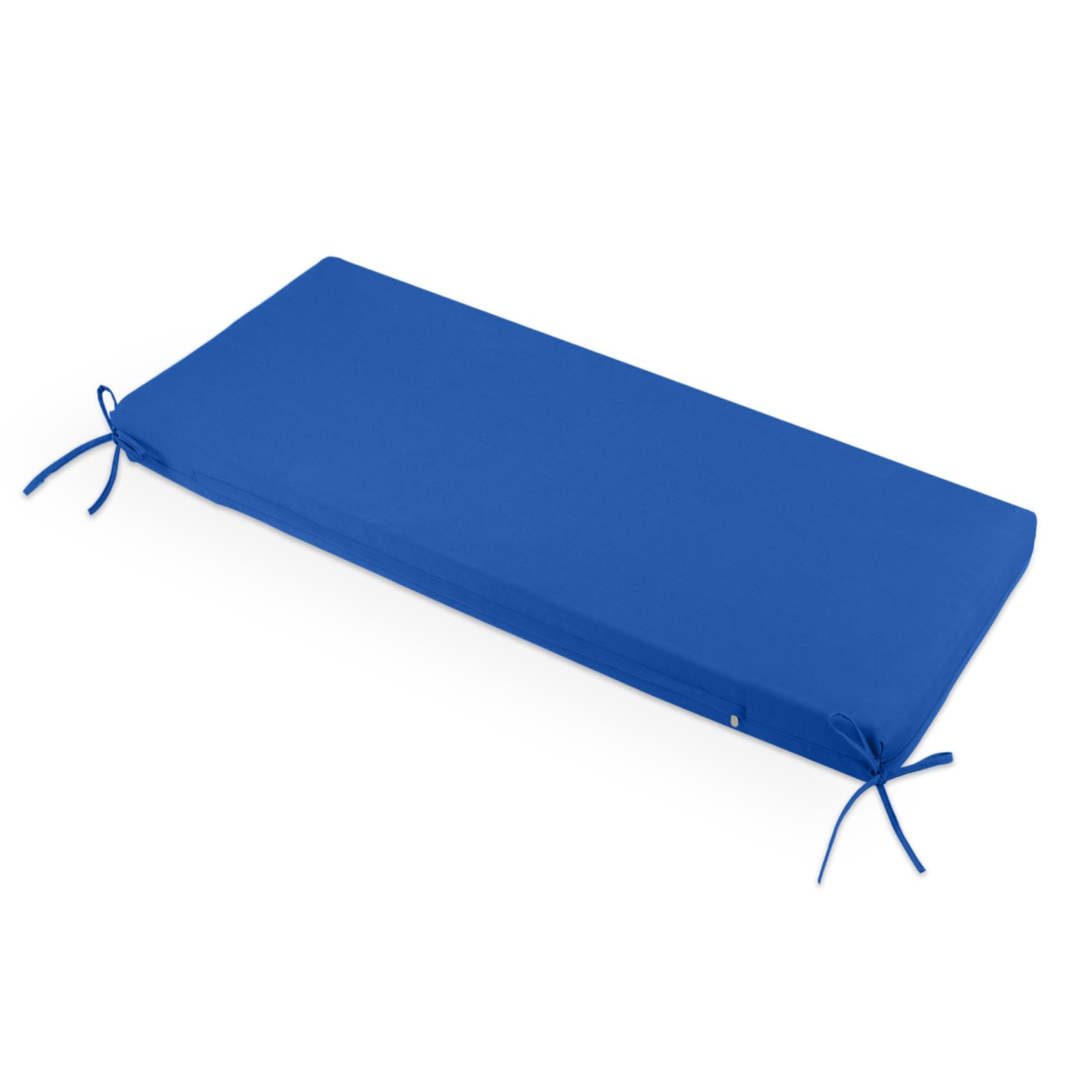 ROFIELTY 30 Inch Waterproof Bench Cushion - Indoor/Outdoor Patio Furniture Cushion for Swing, Deck & Garden - Durable Weather-Resistant Foam Seat Pad (Blue, 30×14×2.5) - Perfect for Porch, Poolside & Backyard Relaxation