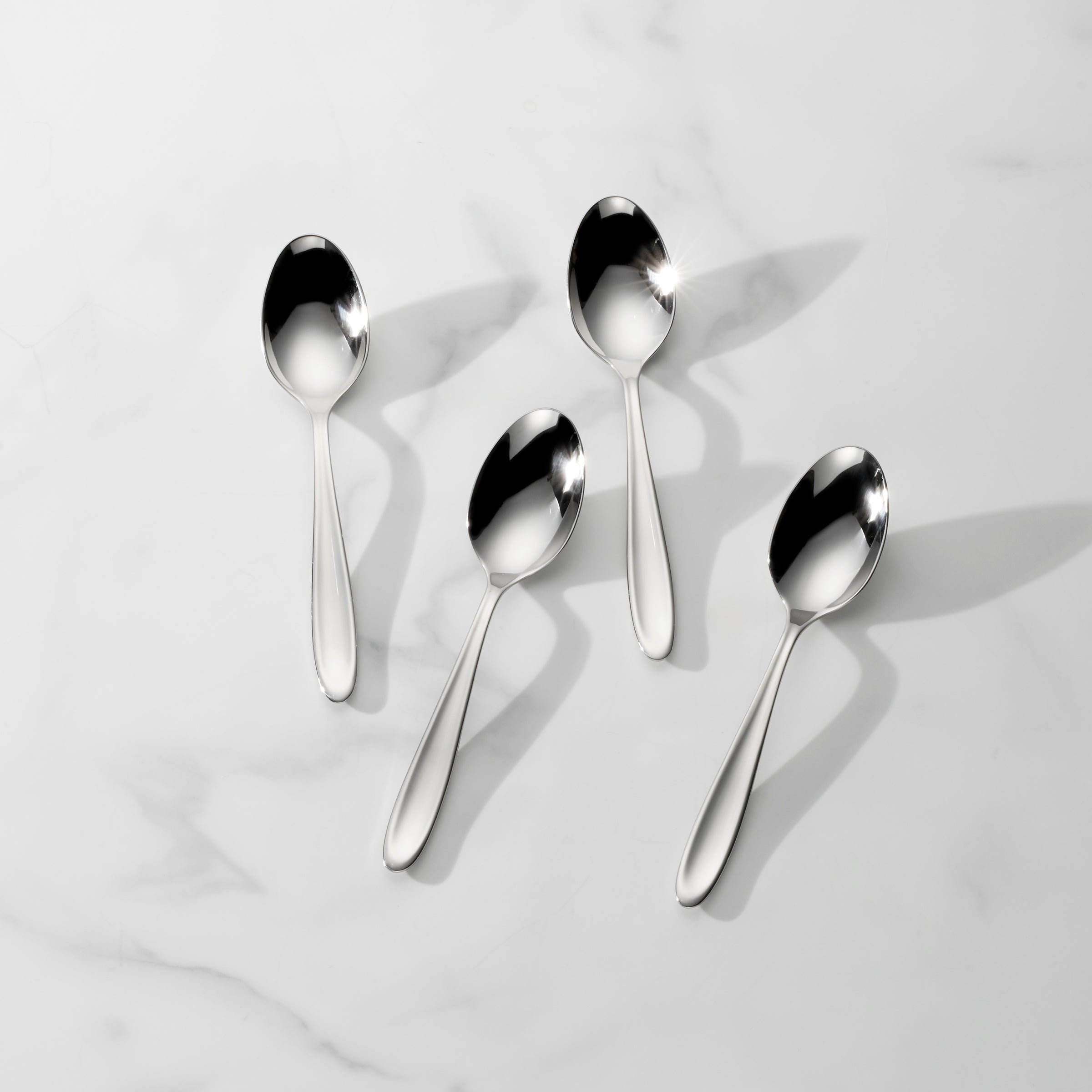 Premium Cantera Teaspoon Set of 4 - Elegant Stoneware Tea Spoons for Coffee, Dessert & Tea Parties - Perfect for Home, Restaurant & Gift Giving