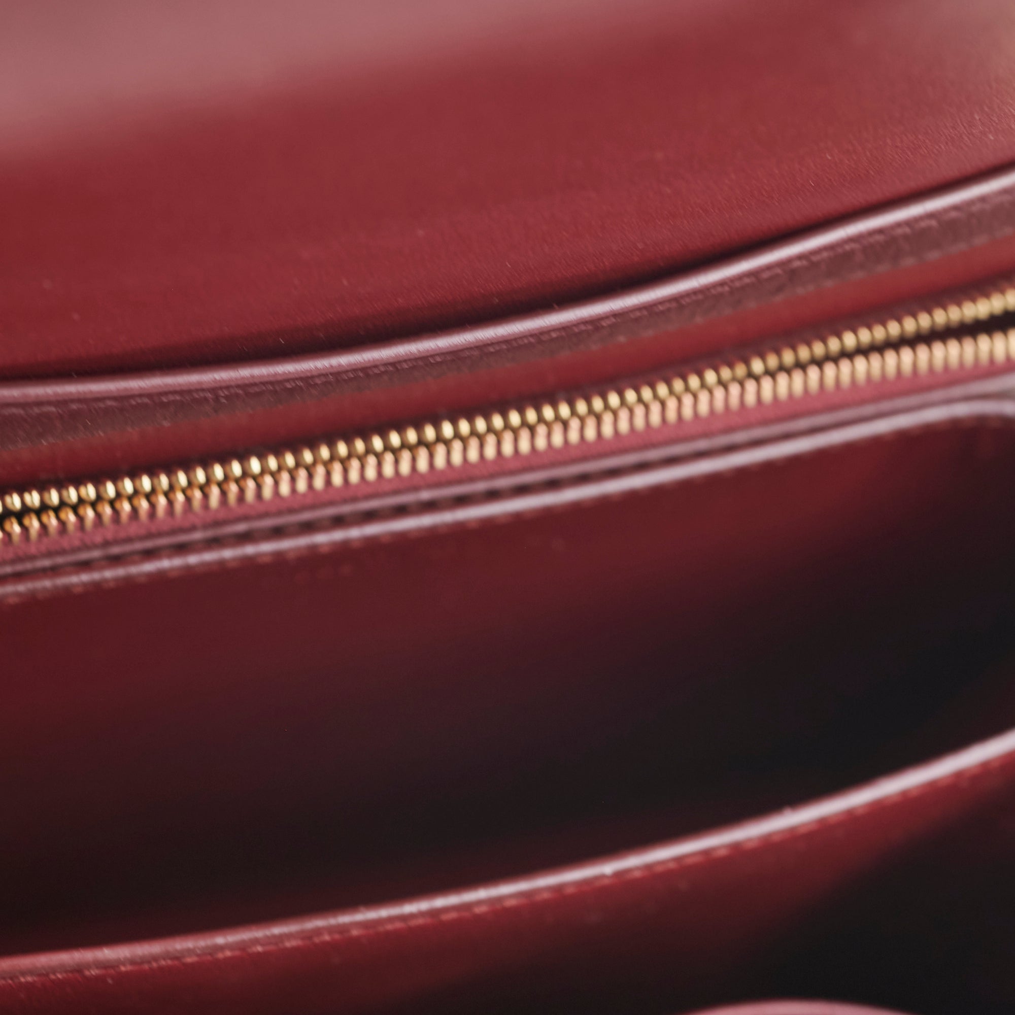 Celine Medium Box Burgundy Leather Crossbody Bag for Women - Luxury Designer Handbag for Work, Travel & Everyday Use