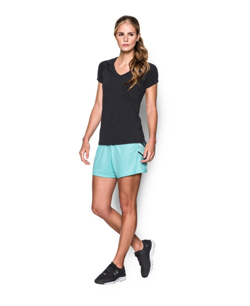 Under Armour Women's Challenger Knit Running Shorts - Lightweight & Breathable Workout Shorts for Gym, Yoga, and Outdoor Activities