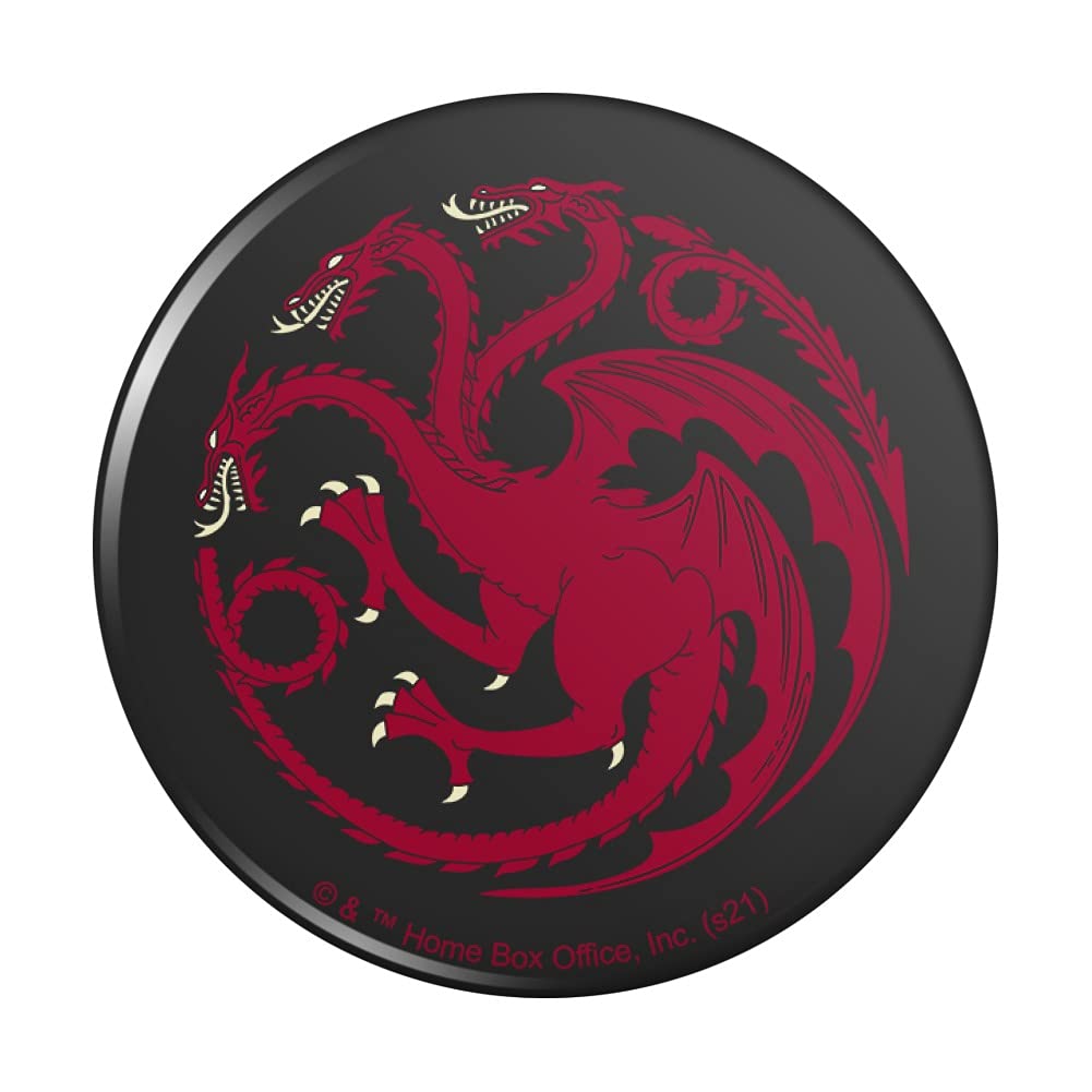 Game of Thrones Targaryen Sigil Refrigerator Magnet - Dragon House Sigil Kitchen Decor for Fans - Perfect for Fridge, Lockers, Office & Gifts