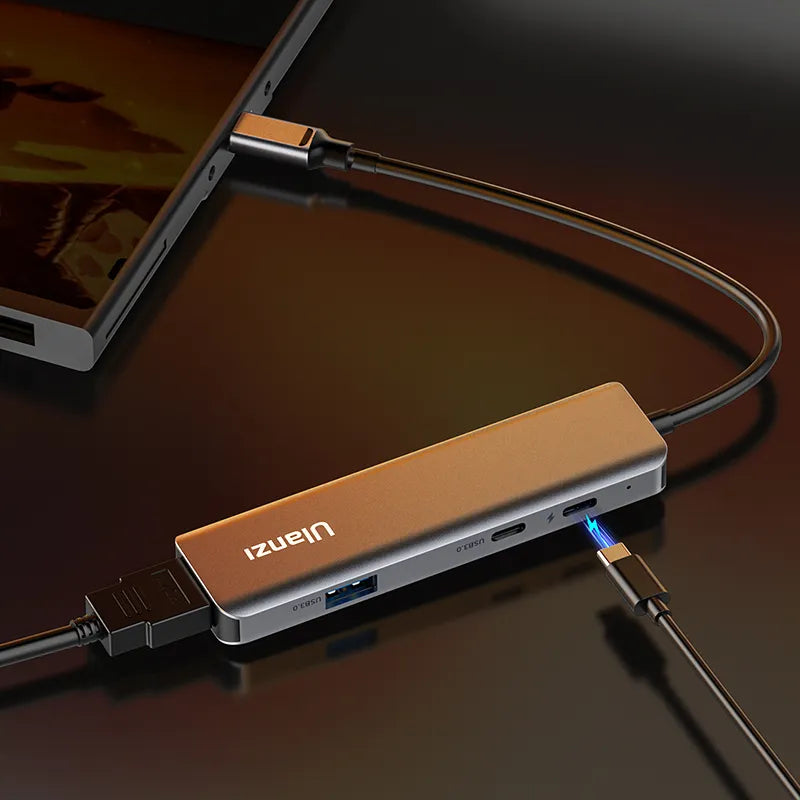 Ulanzi C060 USB C Video Capture Card - 4K HDMI to USB 3.0 for Live Streaming, Gaming, and Video Recording | Compatible with PC, Mac, PS5, Xbox, and DSLR Cameras | Perfect for Twitch, YouTube, and Zoom Meetings