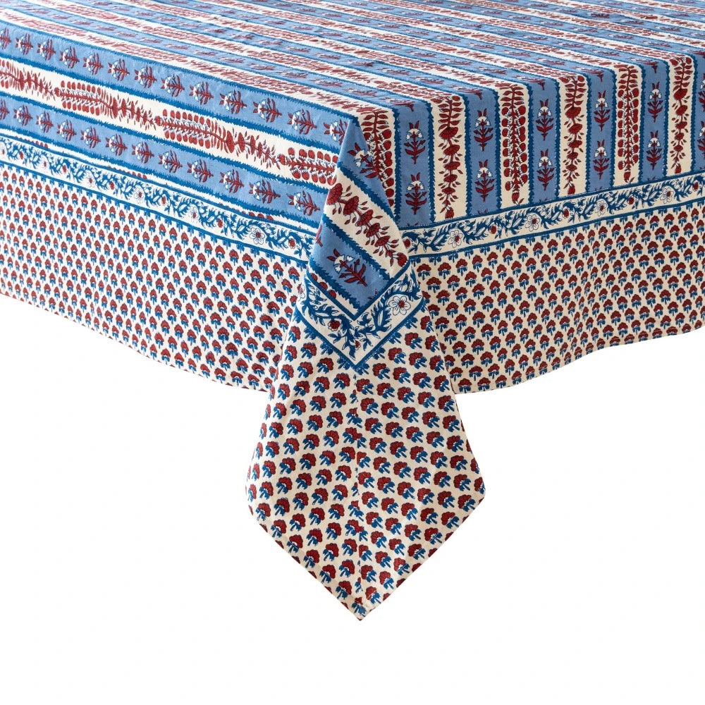 Avignon Blue & Red Collection - Elegant Home Decor & Gift Set for Living Room, Bedroom, or Office | Perfect for Modern & Classic Interiors