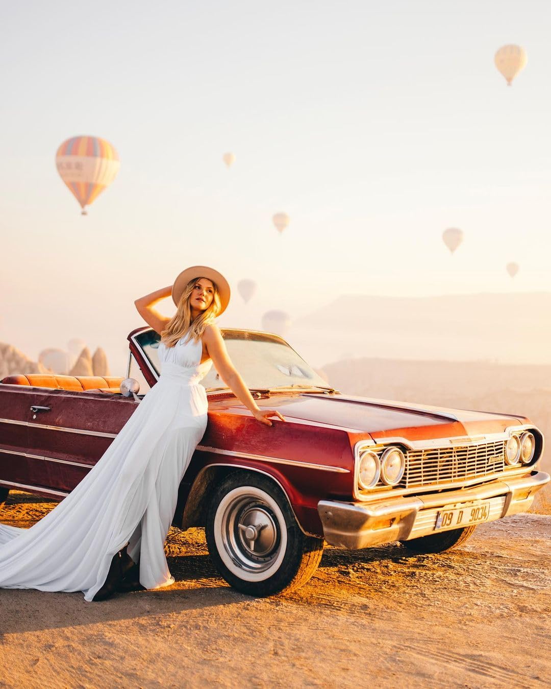 Elegant Long Flying Dress for Photoshoot - Flowy Satin Maxi Dress with Long Train for Women | Perfect for Santorini Vacations, Beach Weddings & Boho Photoshoots (Size L, Silver)