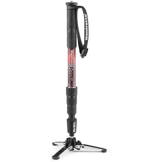 Manfrotto Element Mii Video Monopod Twist - Lightweight Aluminum Camera Monopod with Fluid Head for DSLR & Mirrorless Cameras - Perfect for Travel, Vlogging & Outdoor Photography
