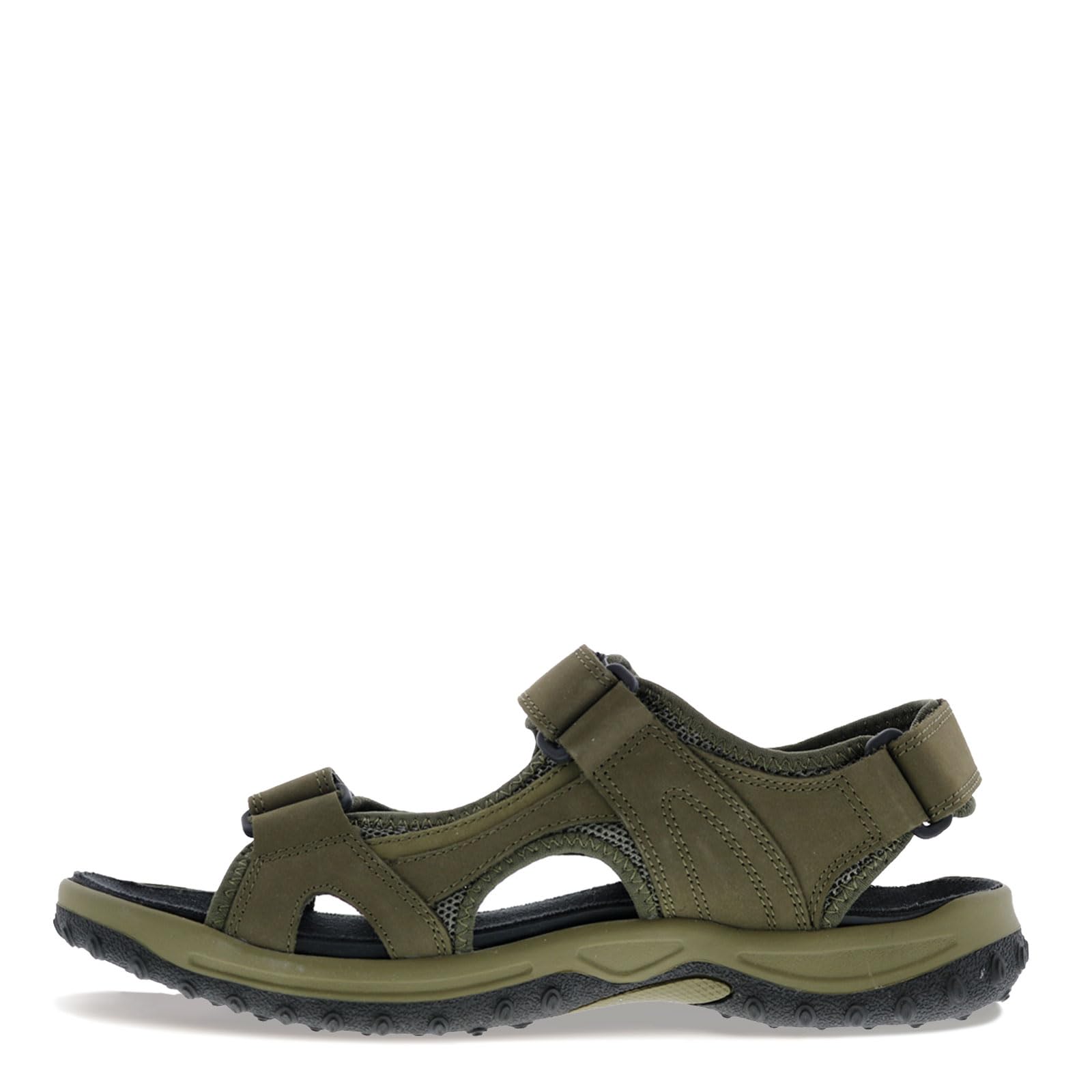 Drew Shoe Men's Warren Leather Open Toe Sport Sandals - Comfortable & Durable Walking Shoes for Outdoor Activities, Travel & Casual Wear