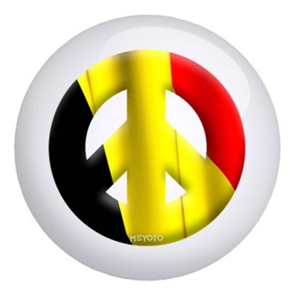 **Meyoto Belgium Flag Bowling Ball - Professional Performance for Bowlers | Perfect for Tournaments, Leagues & Casual Play**
