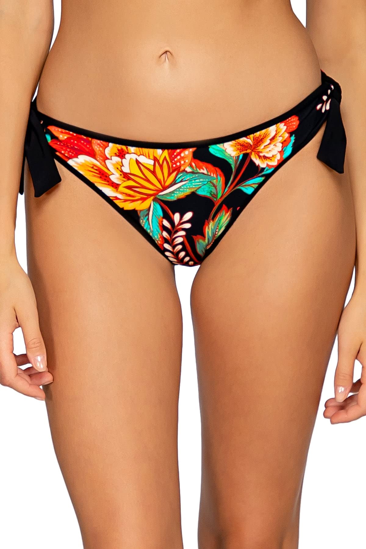 Reversible Women's Swimsuit & Hipster Bikini Bottom - Lula Sunset Print - Perfect for Beach Vacations, Pool Parties & Summer Getaways